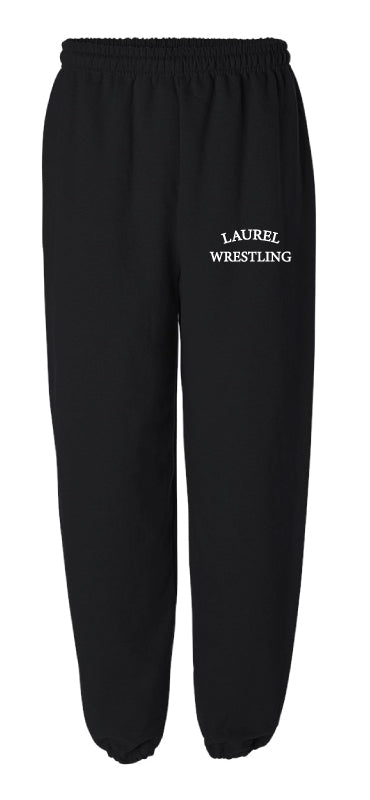 Laurel Bulldogs Cotton Sweatpants - Black - 5KounT