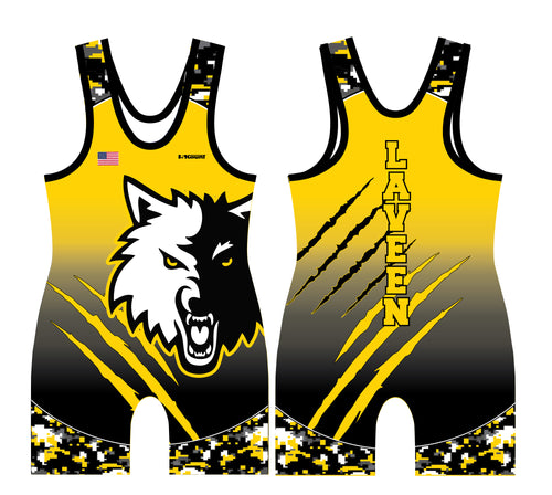 Laveen Wrestling Sublimated Singlet - 5KounT2018