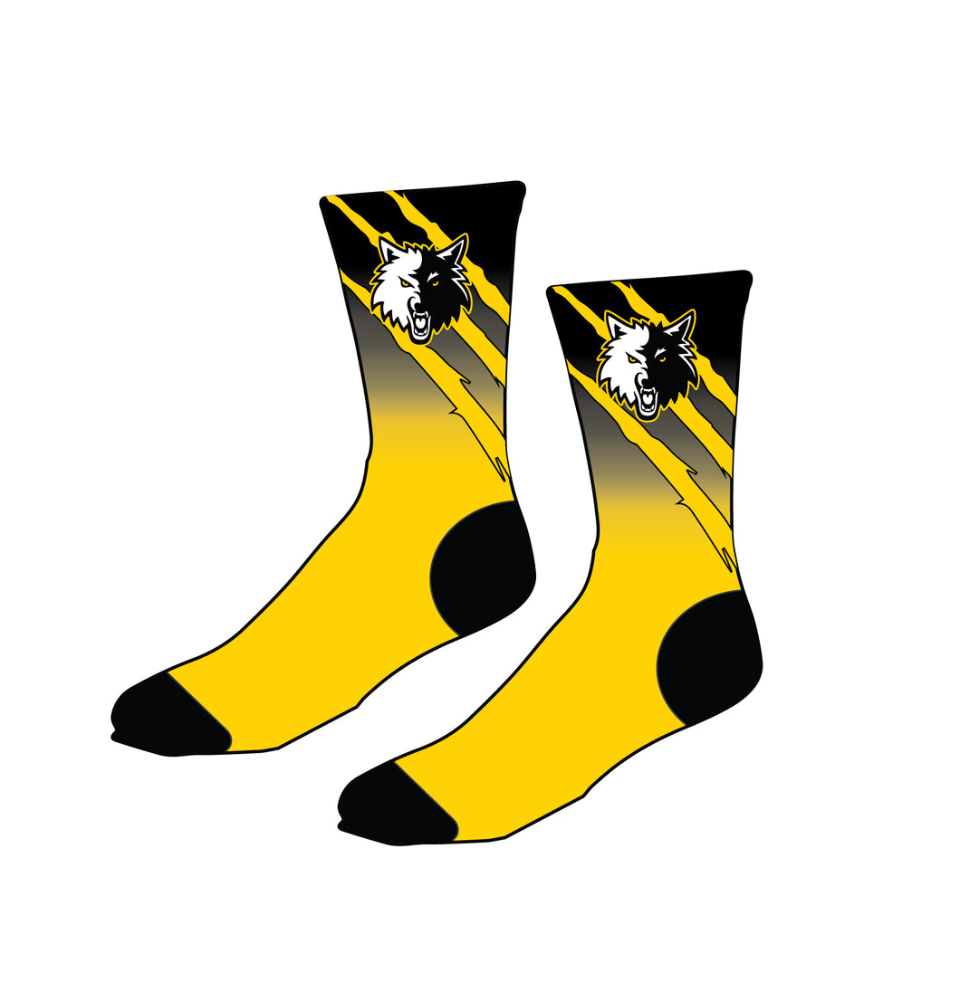 Laveen Wrestling Sublimated Socks - 5KounT2018