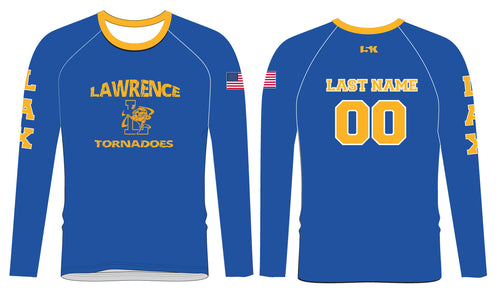 Lawrence LAX Long Sleeve Compression Shirt - Royal Blue - 5KounT