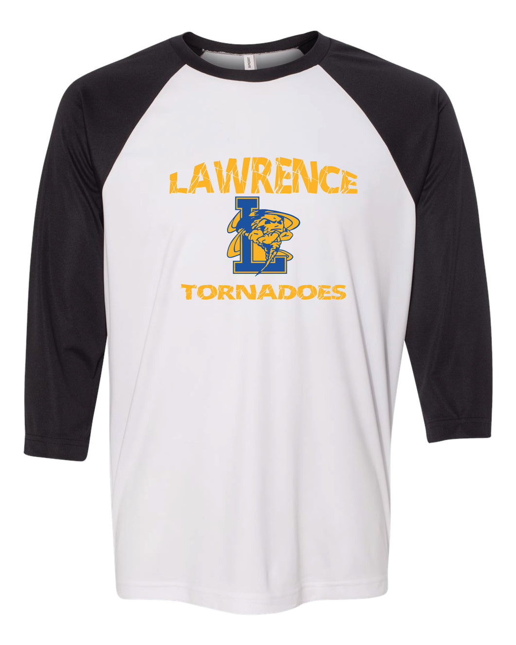 Lawrence HS Baseball Shirt - Black & White - 5KounT