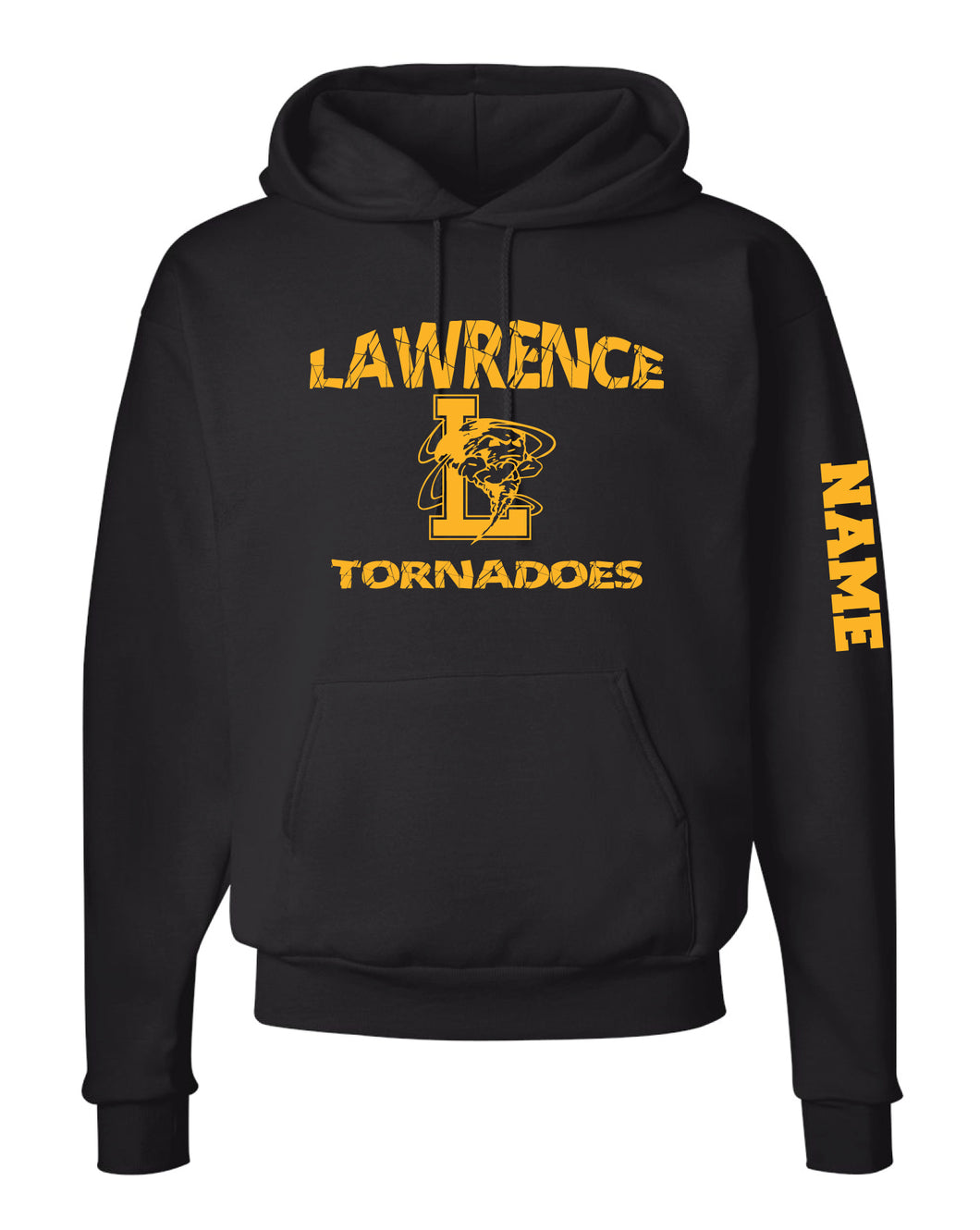 Lawrence LAX Cotton Hoodie - Black - 5KounT