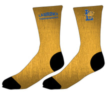 Lawrence HS Sublimated Socks - Gold - 5KounT