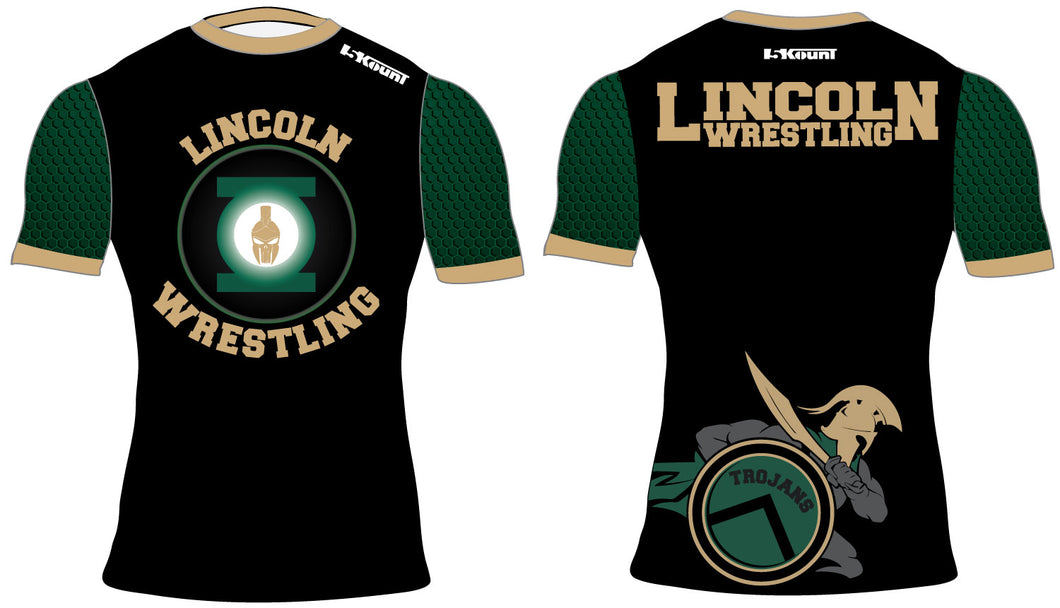 Lincoln HS Wrestling Sublimated Compression Shirt - 5KounT
