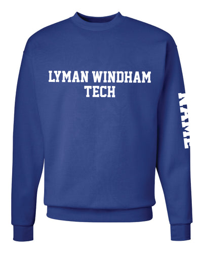 Lyman Windham Tech Wrestling Crewneck Sweatshirt - Royal - 5KounT