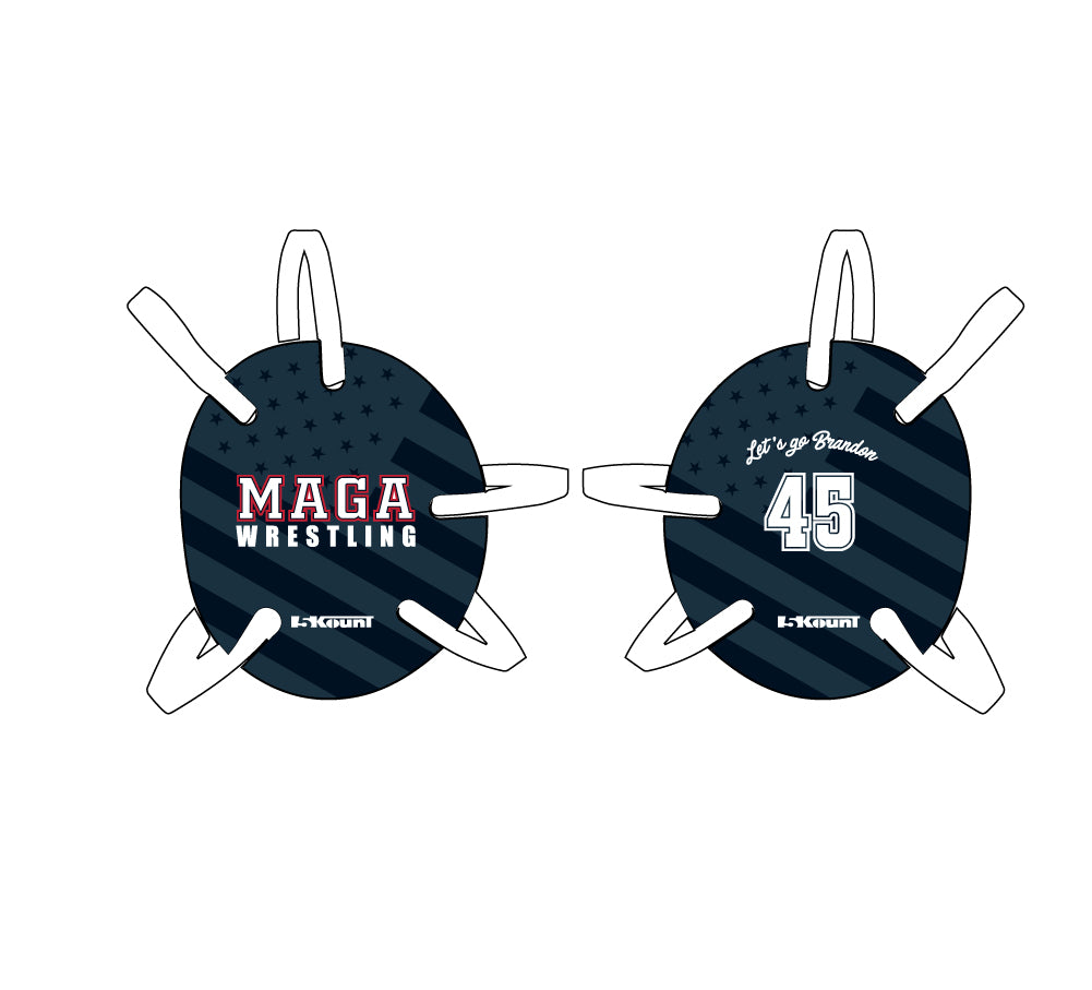 MAGA 45 Wrestling Wrestling Headgear - Navy