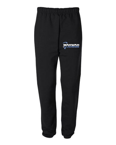 Mahwah Lacrosse Cotton Sweatpants - Black - 5KounT2018