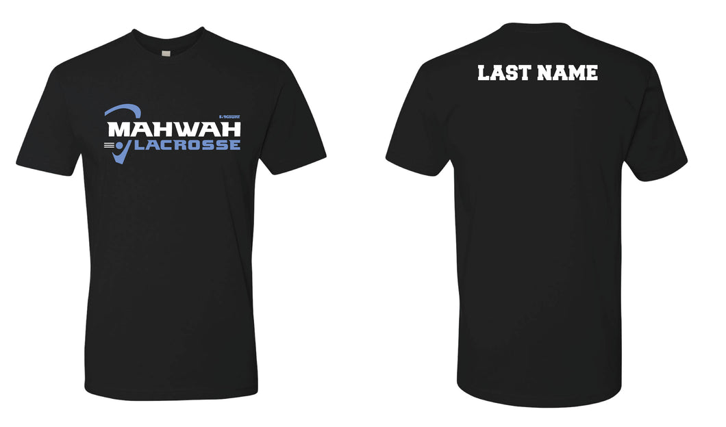 Mahwah Lacrosse Cotton Crew Tee - Black - 5KounT2018