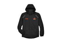 Maple Shade Tigers Football Men's Hooded Rain Jacket - Black
