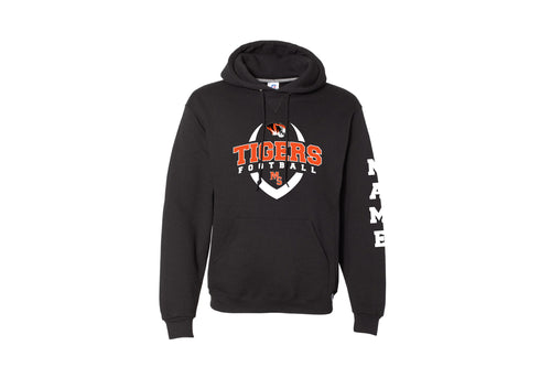 Maple Shade Tigers Football Russell Athletic Cotton Hoodie - Black