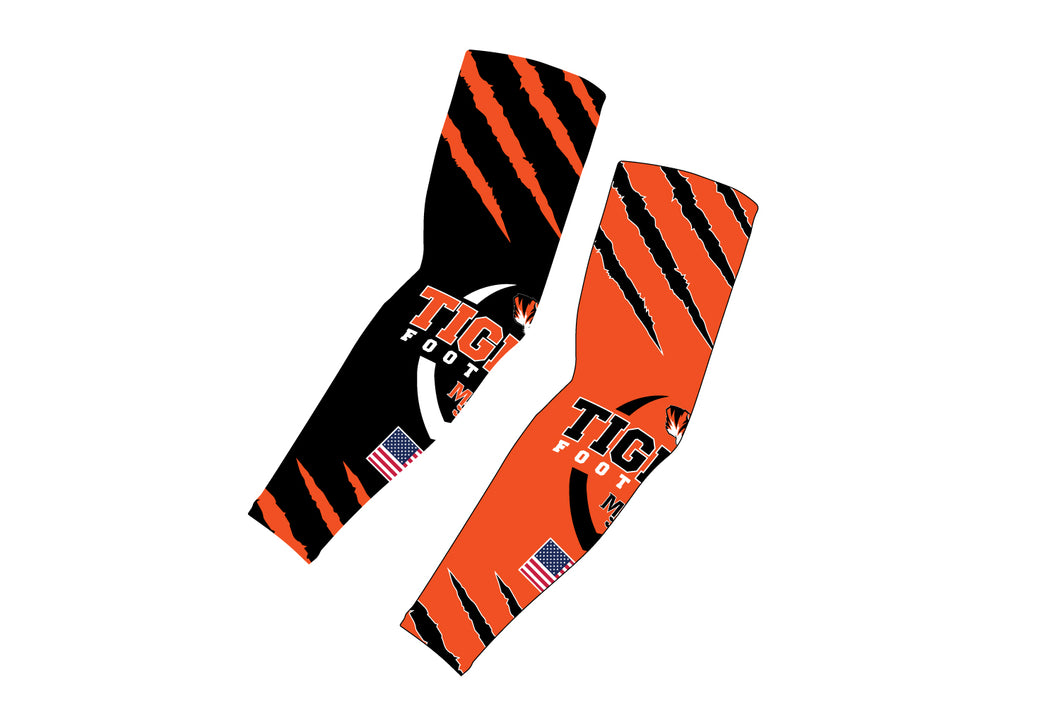 Maple Shade Tigers Football Sublimated Compression Sleeve -Black or Orange