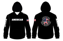 American MMA Wrestling Sublimated Hoodie Flag Design/Plain Black - 5KounT2018