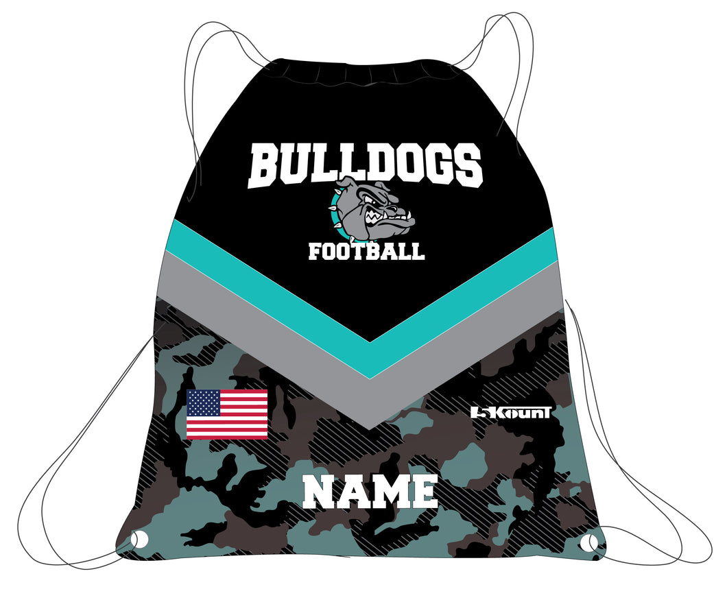 Moyock Bulldogs Football Sublimated Drawstring Bag - 5KounT2018