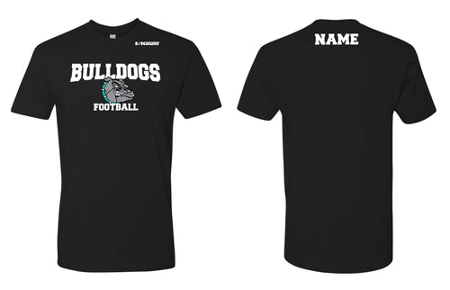 Moyock Bulldogs Footballl Dryfit Performance Tee - Black - 5KounT2018