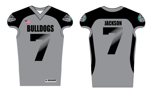 Moyock Bulldogs Football Sublimated Jersey Design 1 - 5KounT2018
