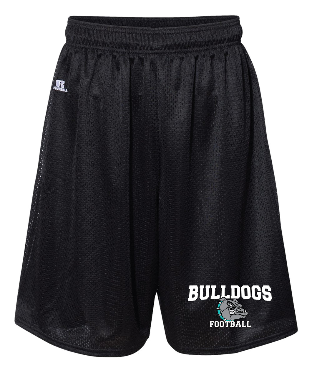 Moyock Bulldogs Football Russell Athletic Tech Shorts - Black - 5KounT2018