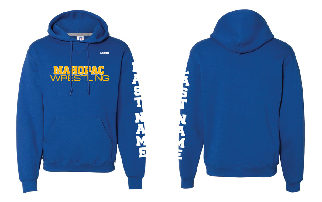 Mahopac Wrestling Russell Athletic Cotton Hoodie - Royal - 5KounT2018