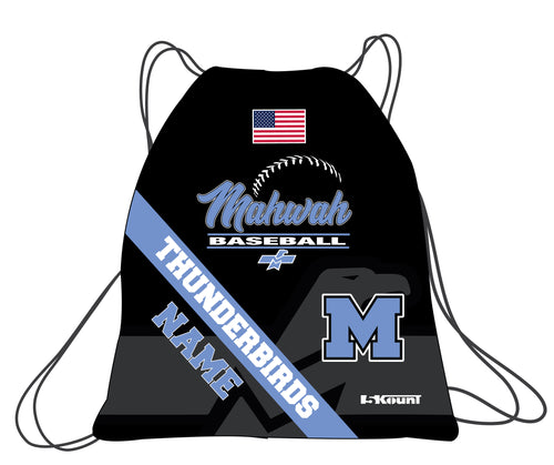 Mahwah Baseball Sublimated Drawstring Bag - 5KounT2018