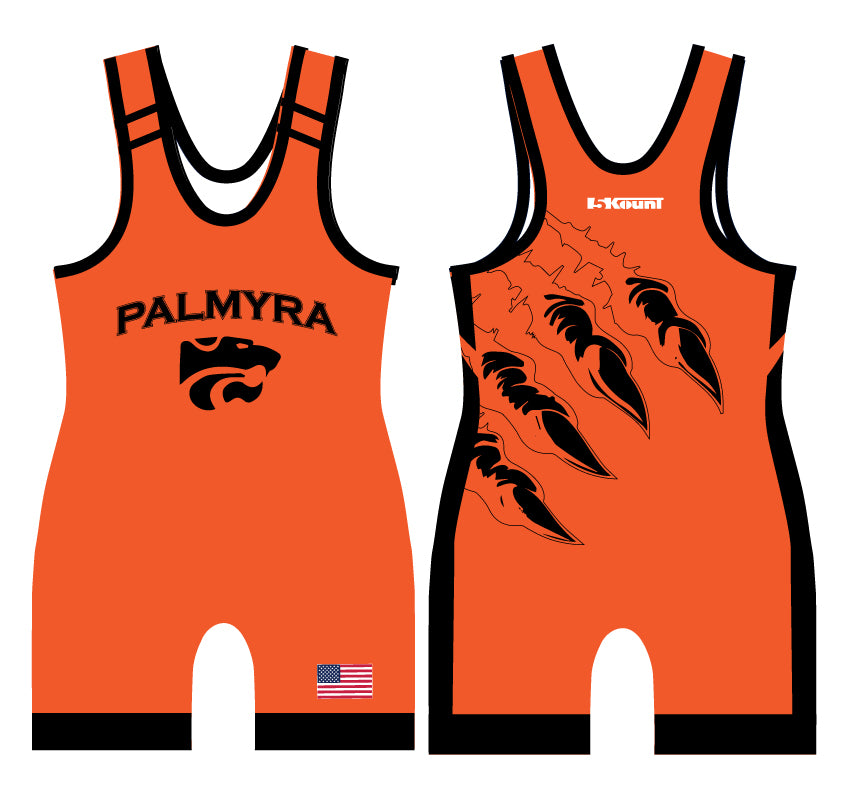 Palmyra Wrestling Sublimated Singlet - 5KounT2018