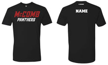 McComb-Panthers Cotton Crew Tee - Cardinal/Black - 5KounT