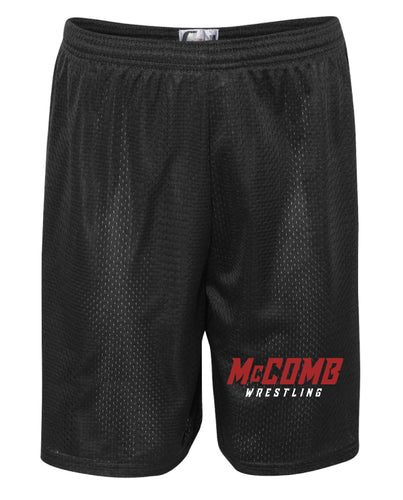 McComb Wrestling Tech Shorts - Black - 5KounT