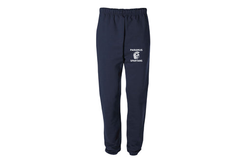 Paramus Spartans School Cotton Sweatpants - Navy