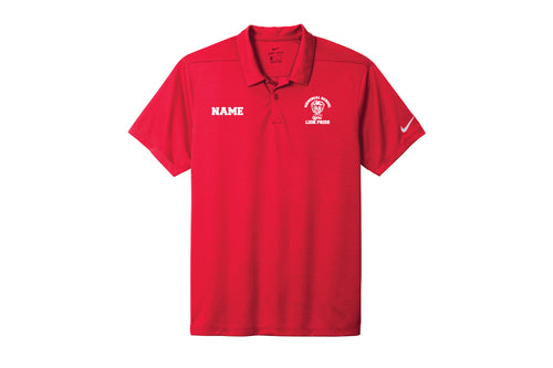 Memorial Elementary School Nike Dry Essential Solid Polo- Red