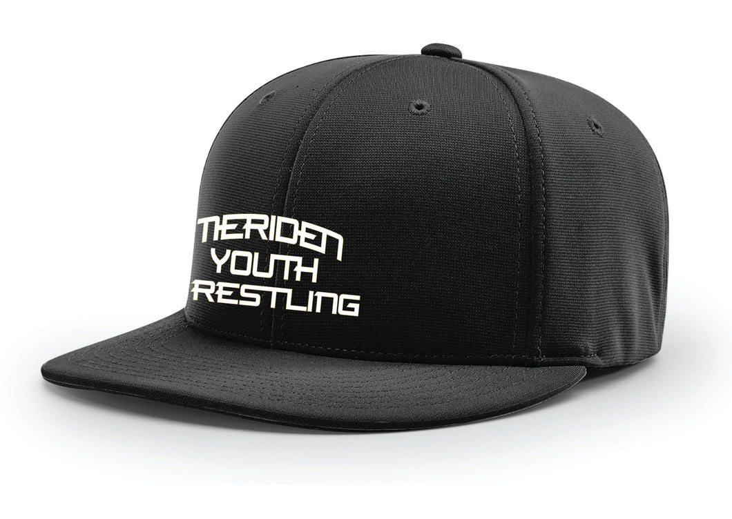 Meriden Youth Wrestling Flexfit Cap - Black - 5KounT2018