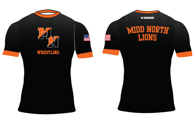 Midd North Lions Sublimated Compression Shirt (no lion) - 5KounT