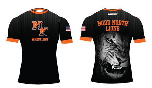 Midd North Lions Sublimated Compression Shirt - 5KounT