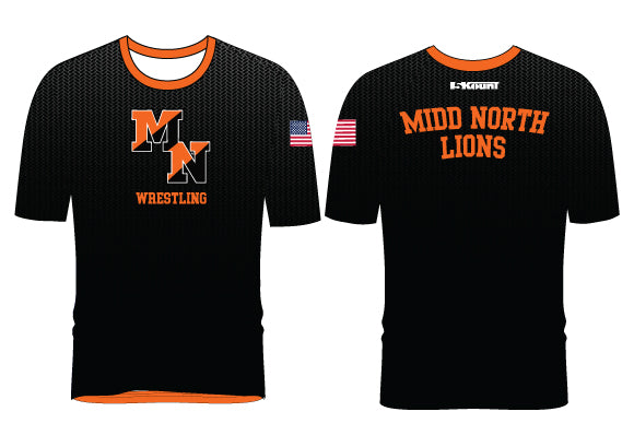 Midd North Lions Sublimated Fight Shirt (no lion) - 5KounT