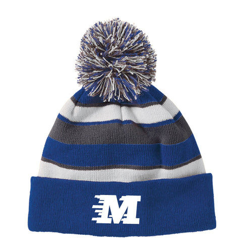 Middlesex Wrestling Pom Beanie - Royal - 5KounT