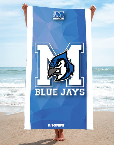 Middlesex Wrestling Sublimated Beach Towel - 5KounT2018