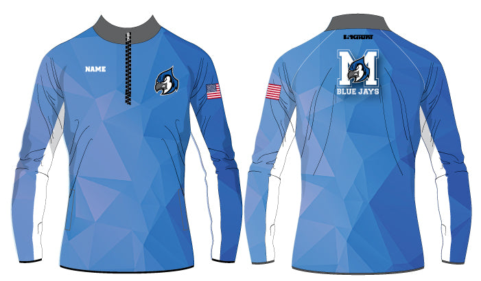 MIDDLESEX WRESTLING Sublimated Long Sleeve Jersey MIDDLESEX WRESTLING Sublimated Long Sleeve Jersey