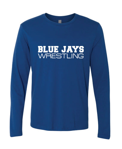 Middlesex Wrestling Cotton Long Sleeve Men - Royal - 5KounT