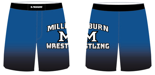 Millburn Wrestling Sublimated Fight Shorts - 5KounT