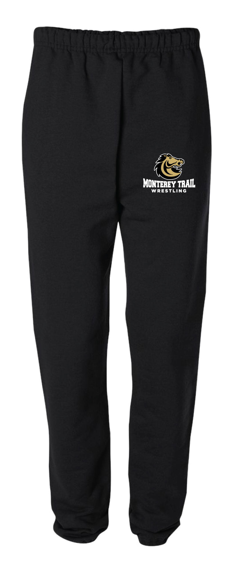 Monterey Trail Wrestling Cotton Sweatpants - Black - 5KounT2018