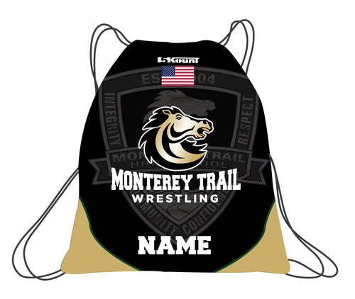 Monterey Trail Wrestling Sublimated Drawstring Bag - 5KounT2018