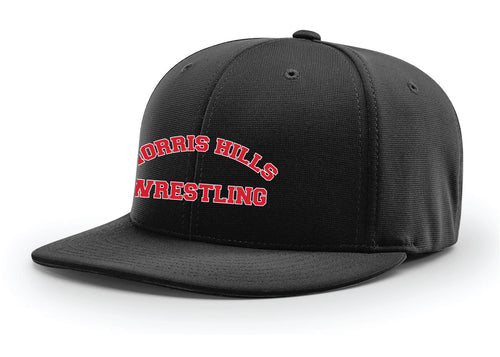 Morris Hills Wrestling Flexfit Cap - Black - 5KounT2018