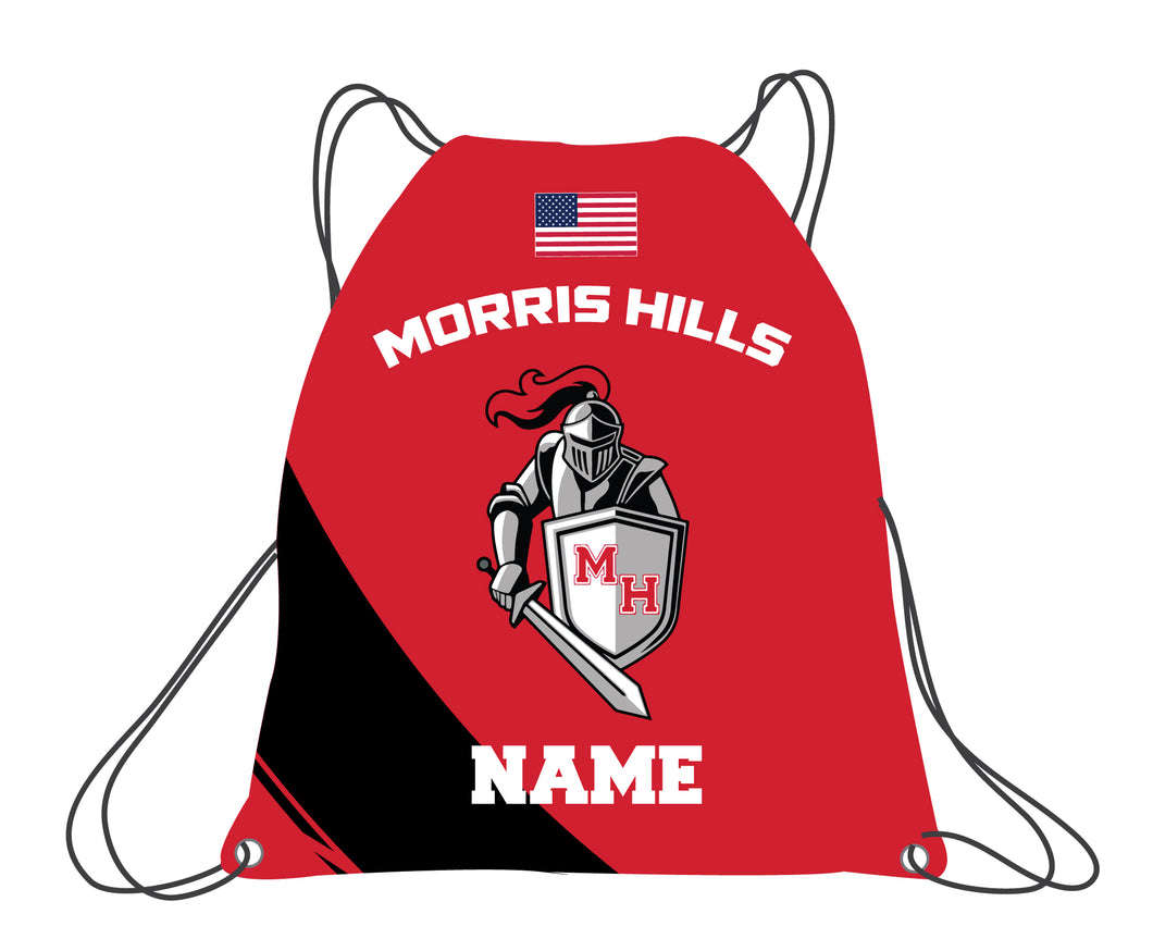 Morris Hills Knights Sublimated Drawstring Bag - 5KounT2018