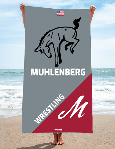 Muhlenberg University Sublimated Beach Towel - 5KounT2018