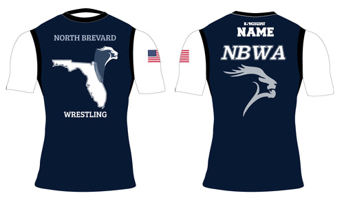North Brevard Wrestling Association Sublimated Compression Shirt - 5KounT