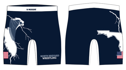 North Brevard Wrestling Association Sublimated Compression Shorts - 5KounT