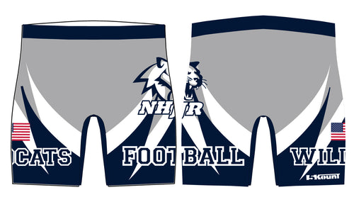NH JR. Football Sublimated Compression Shorts - 5KounT