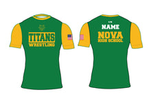 NHS Titans Wrestling Sublimated Compression Shirt Design 3
