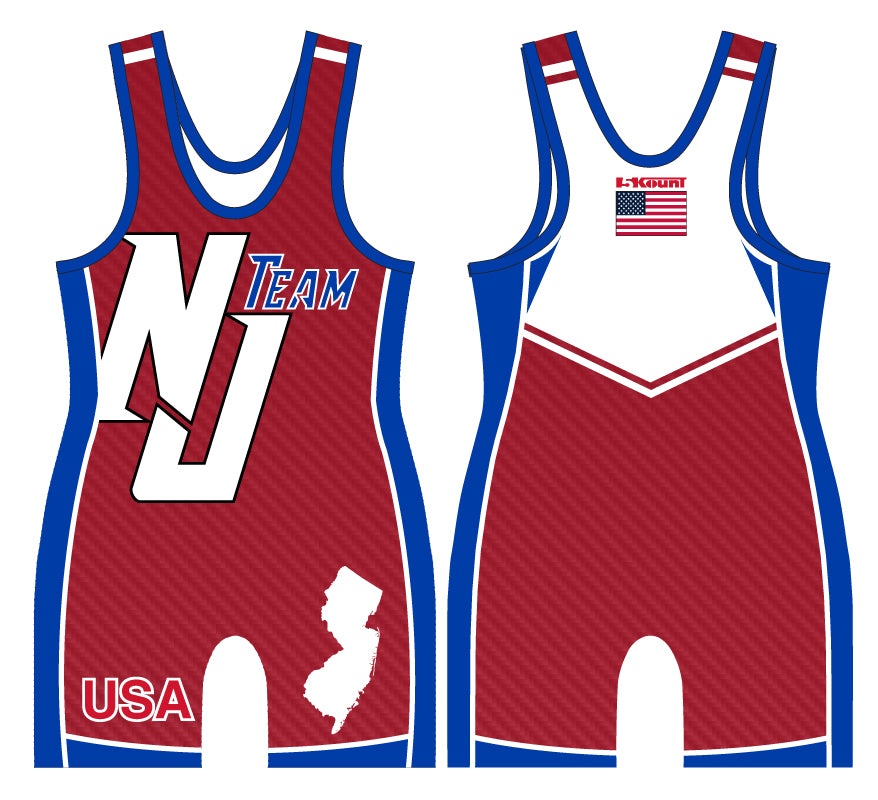 New Jersey-Singlet-Red - 5KounT2018