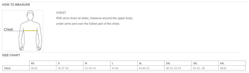 Nike therma discount fit size chart