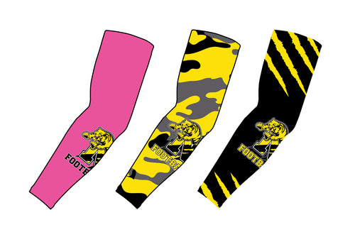 Northwestern Tigers Football Sublimated Compression Sleeves Pink/Gold/Black