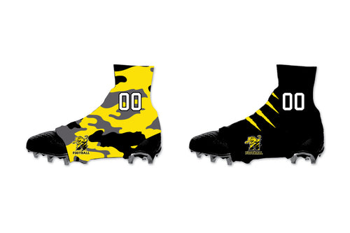Northwestern Tigers Football Sublimated Spats (Cleat Cover) Gold/Black