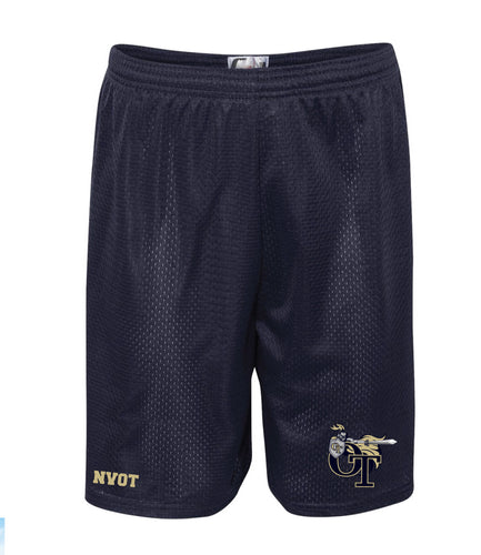 NVOT Wrestling Tech Shorts - Navy - 5KounT